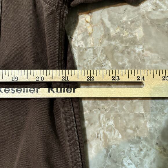 Carhartt Shirt Mens Medium Brown Oakman Twill Long Sleeve Button S09 Vintage - Picture 9 of 14